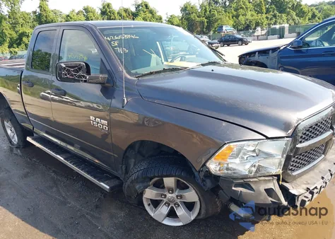 2019 Ram 1500 Classic Express 4X4 6'4 Box from USA, damaged, VIN 1C6RR7FG6KS533494